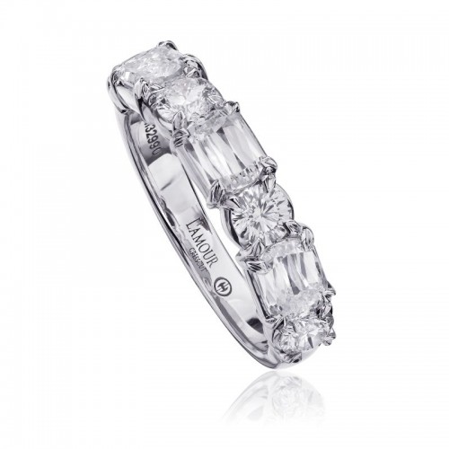 Christopher Designs 2 Row Diamond Wedding Band