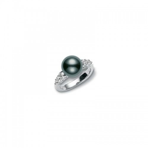 Mikimoto Black South Sea Cultured Pearl Ring