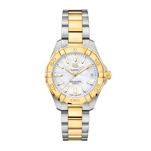 Aquaracer 300M Steel and Gold Quartz Watch