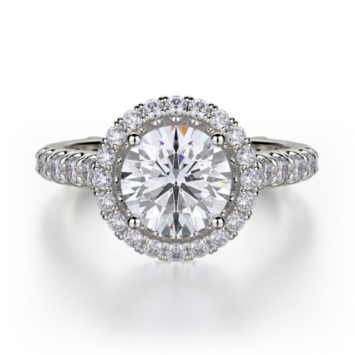 MICHAEL M EUROPA ENGAGEMENT SEMI-MOUNT RING