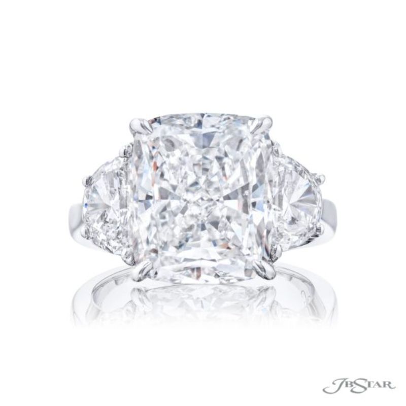 JB Star Cushion Cut Diamond Engagement Ring