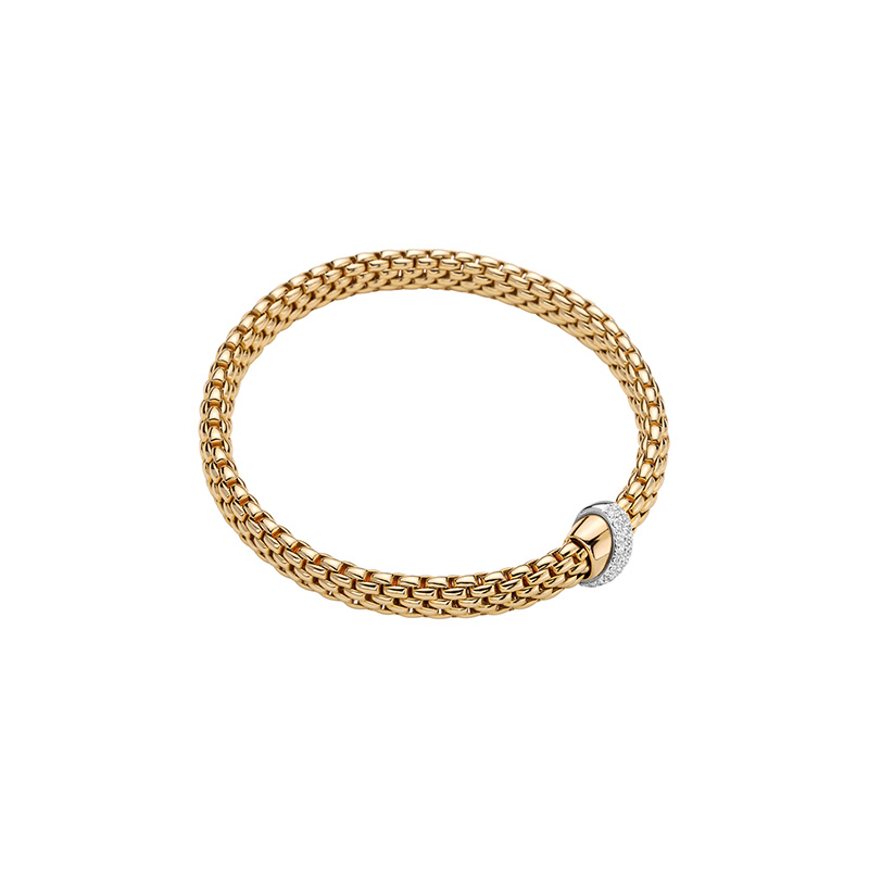 Fope 18K Yellow Gold Flexâ€™it Vendome Bracelet