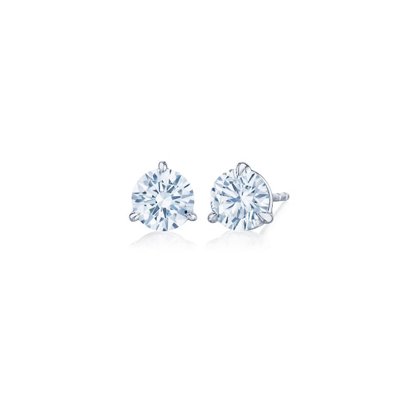 Platinum Diamond Stud Earrings