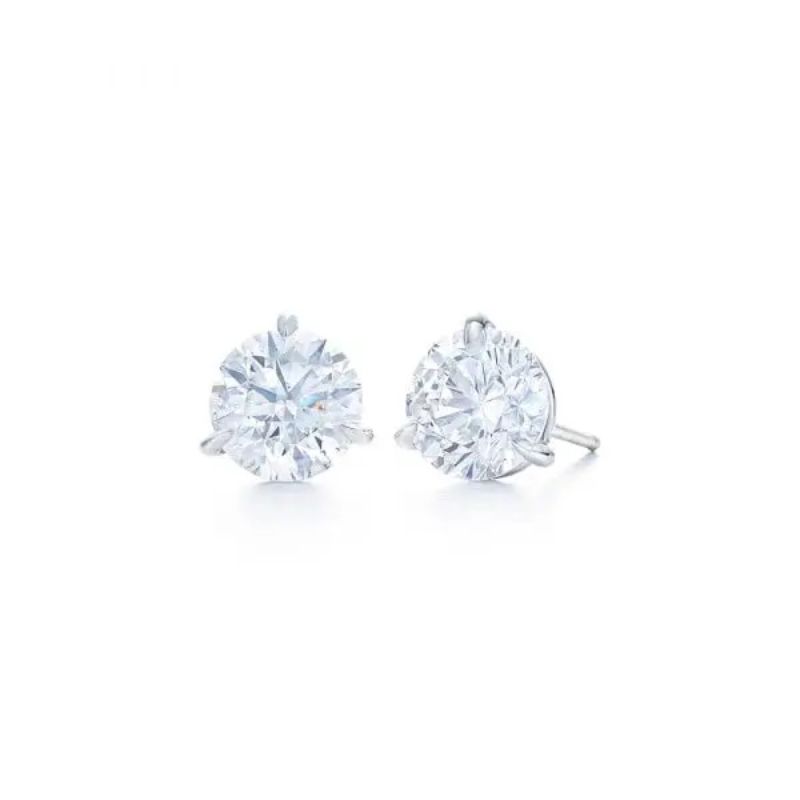 Platinum Diamond Stud Earrings
