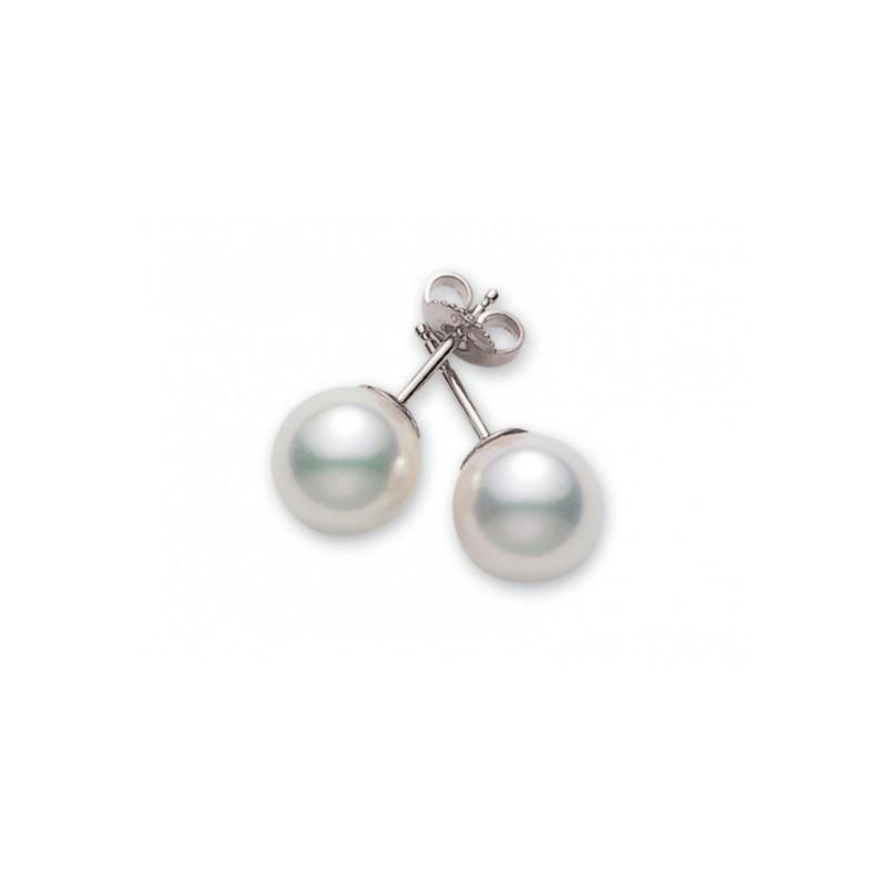 Mikimoto Akoya Cultured Pearl Stud Earrings