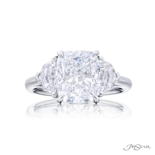 JB Star Radiant Cut-Diamond Engagement Ring
