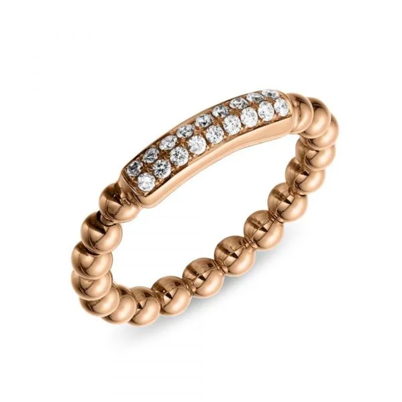 Tresore 18K Rose Gold Stretch Ring